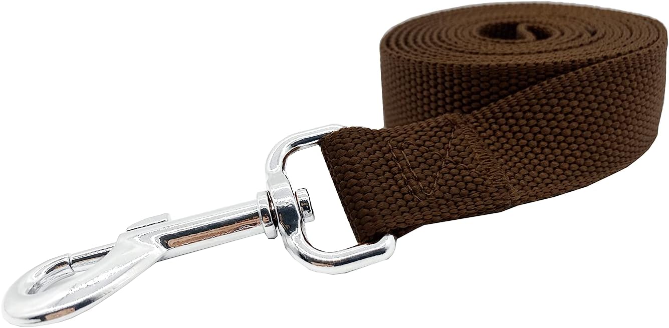 Nylon Dog Training Leash, Traction Rope, 4Ft /5 Foot /6 Feet Long, 5/8 inch 3/4 Inch 1 Inch Wide, for Small and Medium Dogs - Image 2