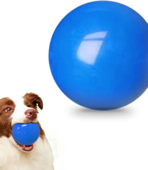 Indestructible dog balls, Solid Rubber Bouncy Balls for Dogs Aggressive Chewers,100% Safe & Non-Toxic, Floating Durable Dog Chew Ball for Medium&Large Dogs to Training, Play, Exercise and Fetch.