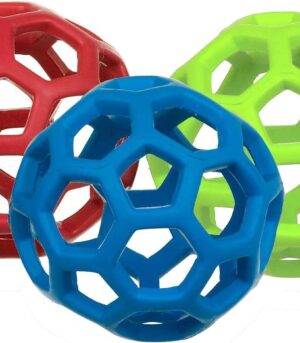 Dog Hol-ee Roller Asst Size 3.5, Assorted Colors (Pack of 2), Small Breeds